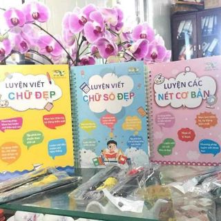 Vở tập viết thanh nga bộ 3 quyển