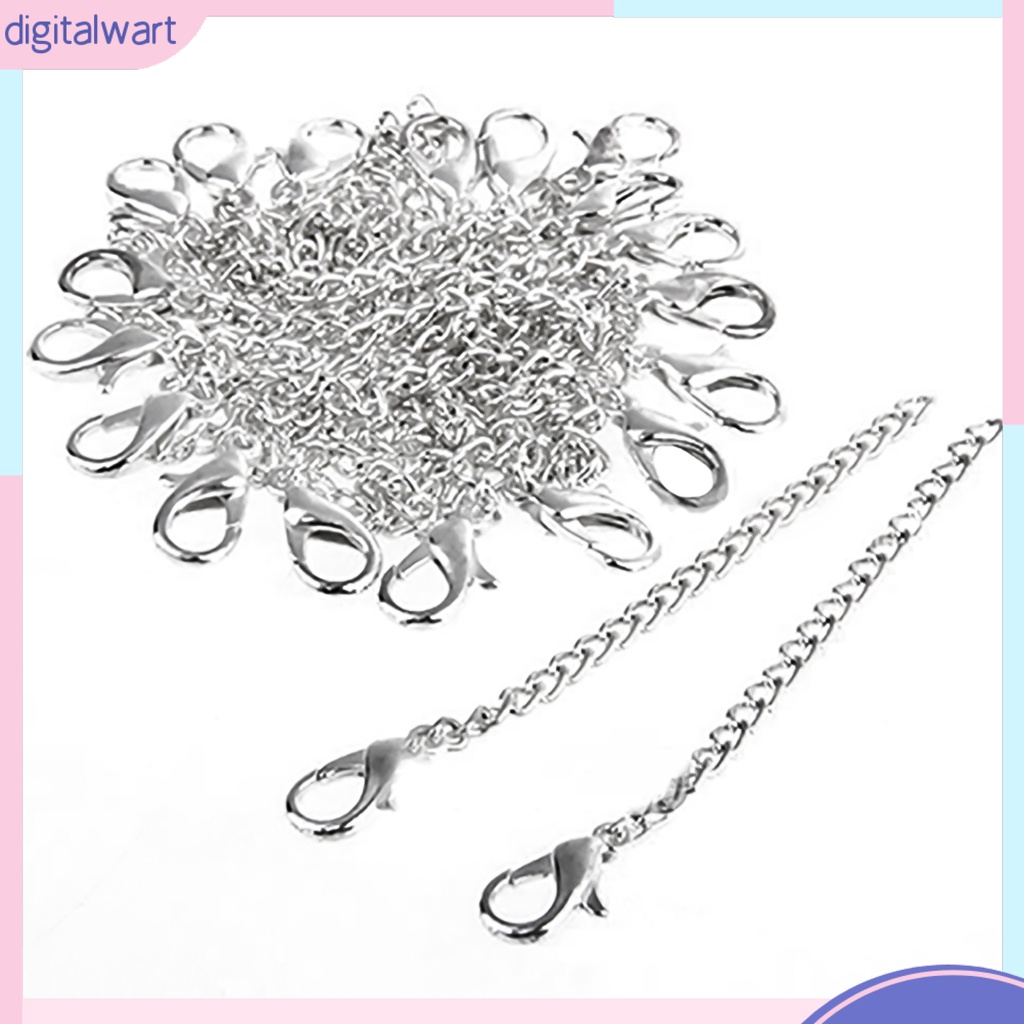 Set 20 Dây Kim Loại Mạ Bạc Dùng Làm Đồ Trang Sức Thủ Công