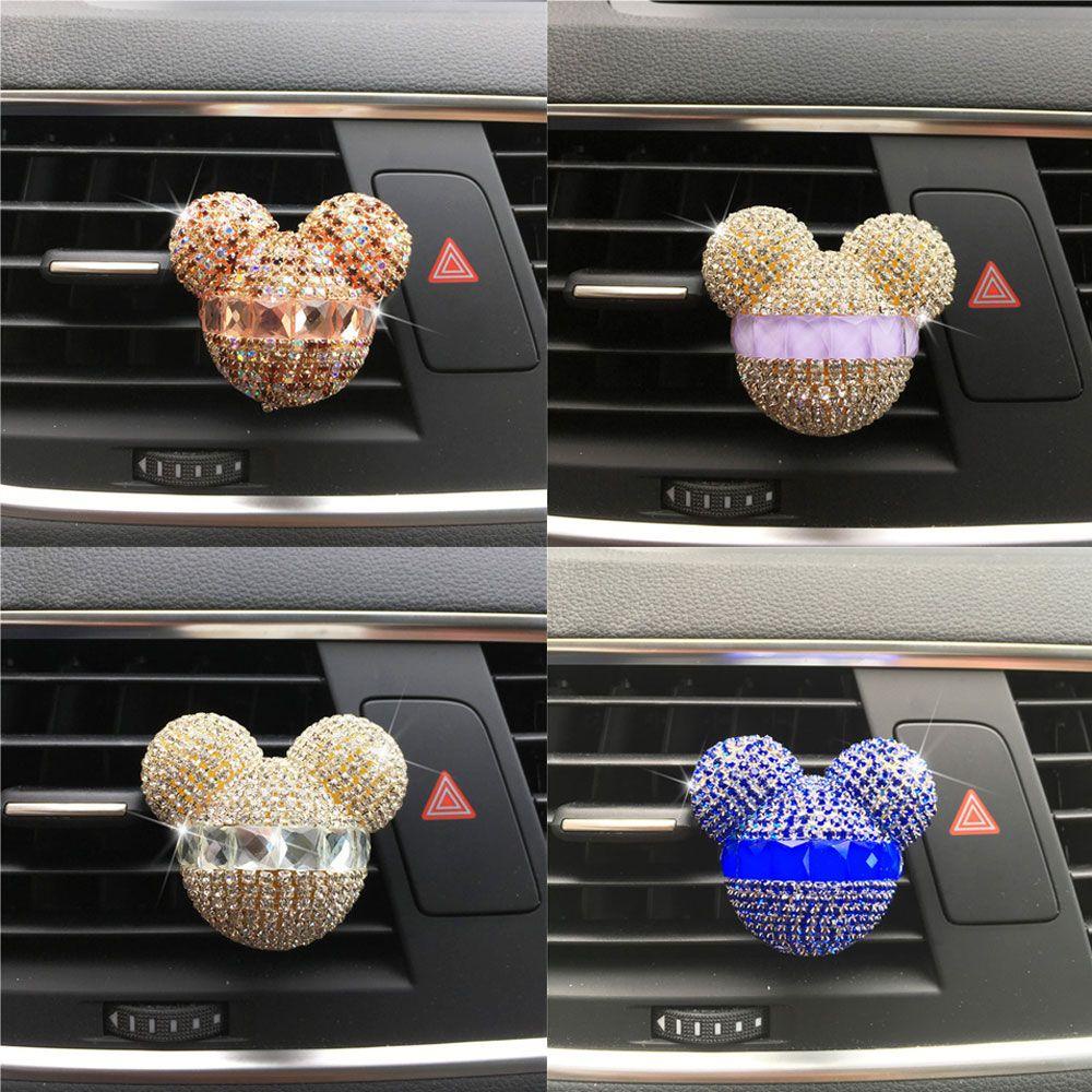 BTLIMER Kẹp Nước Hoa Hình Đầu Chuột Mickey Trang Trí Mới