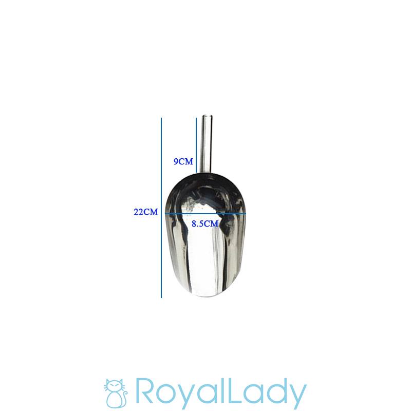 Muỗng xúc đá/ bột/ đường bằng kim loại đa năng tiện dụng kích thước 8/ 9/ 10/ 11 inch