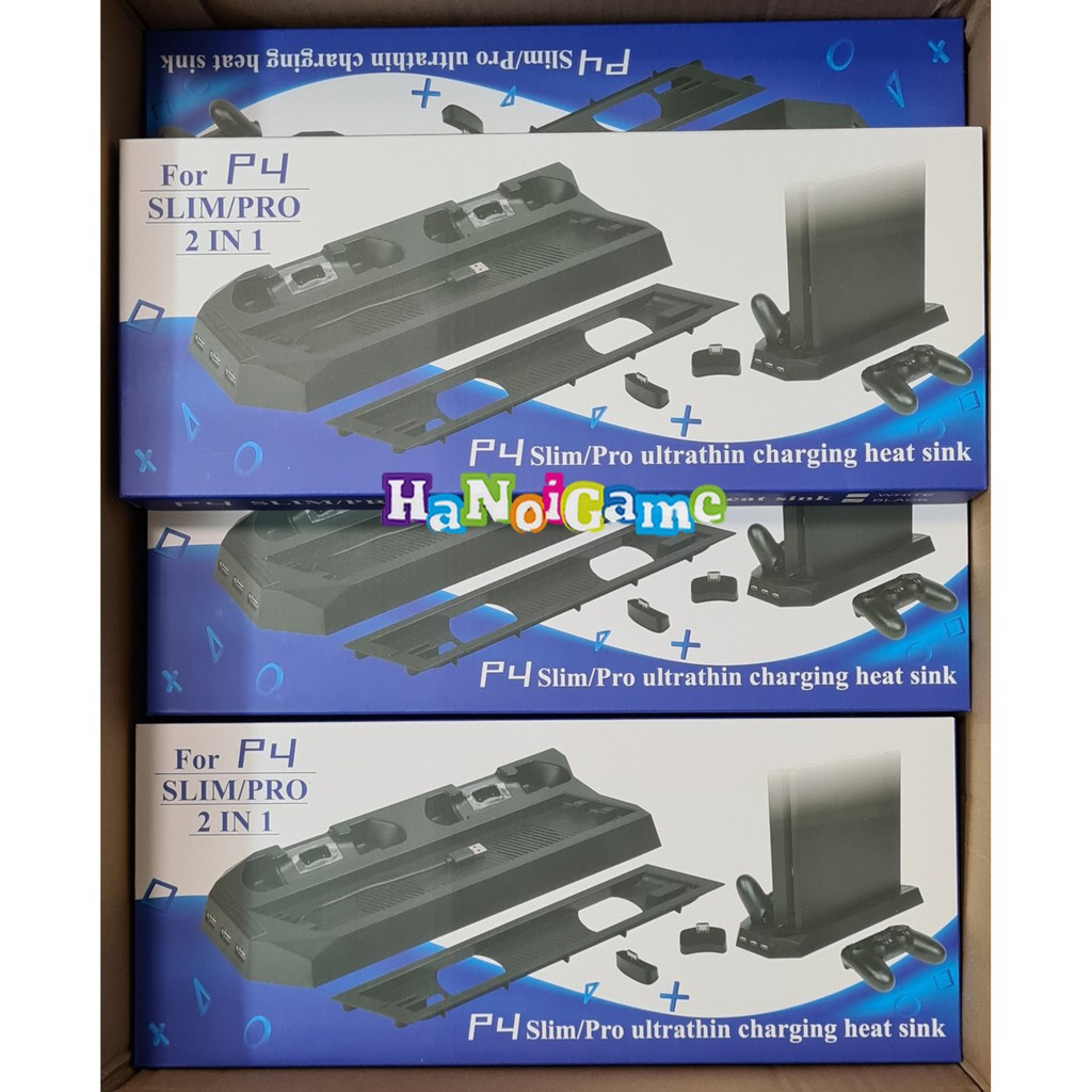 Đế Đứng Tản Nhiệt Kiêm Dock Sạc Nhanh Cho Máy PS4 Các Loại | TOP BÁN CHẠY ✔