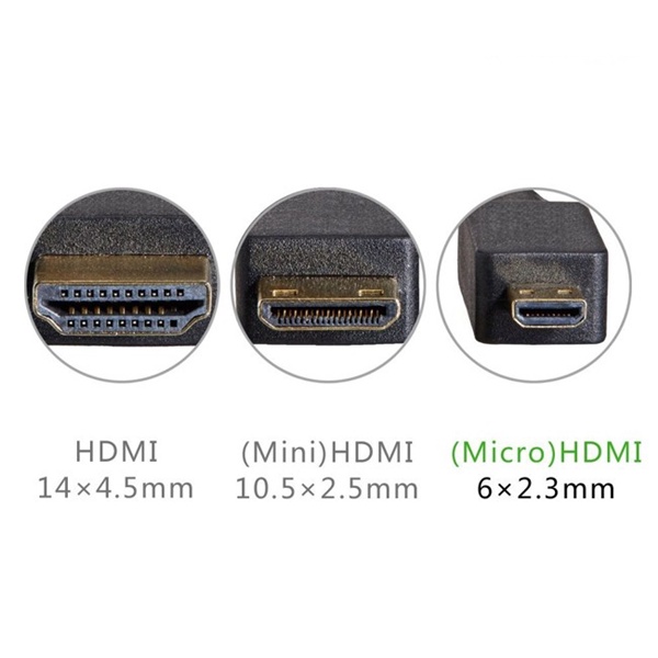 Đầu chuyển Micro HDMI Sang HDMI Fullsize