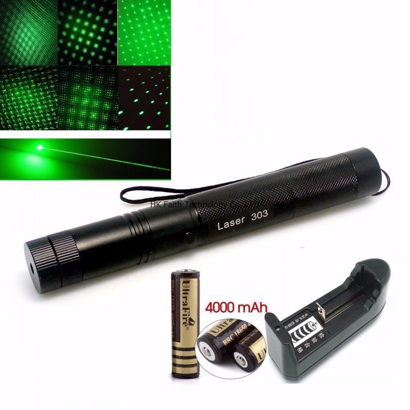 ĐÈN PIN CHIẾU TIA LASER 303 SIÊU SÁNG [FREESHIP]