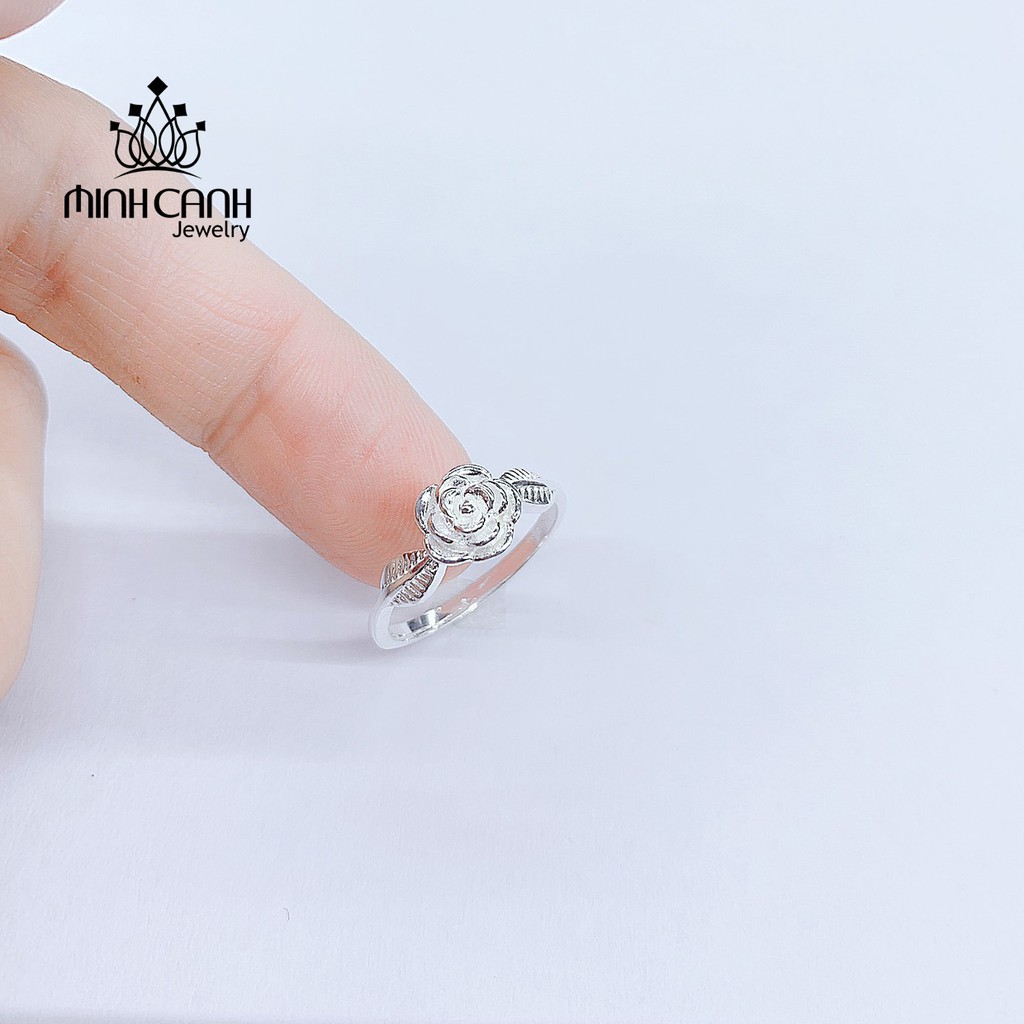 Nhẫn Bạc Nữ Hình Hoa Hồng - Minh Canh Jewelry