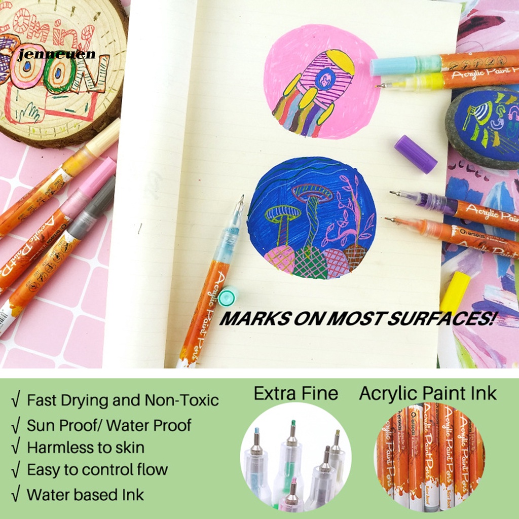 [Hàng mới về] Bút vẽ trang trí móng tay 3d chuyên dụng cho salon