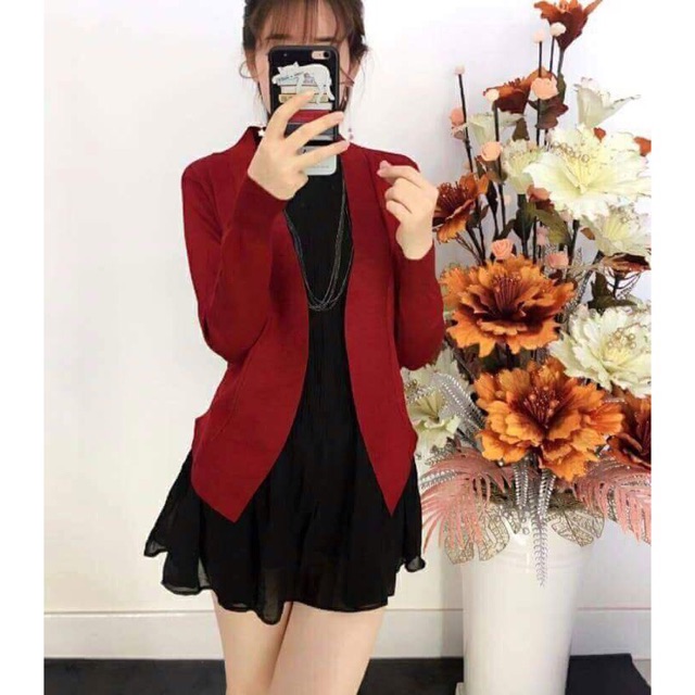 Áo khoác Cardigan vạt xéo AK980