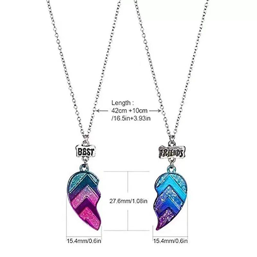 QQMALL Vòng cổ Đính Kim Sa Dễ Thương Dành Cho Bạn Thân