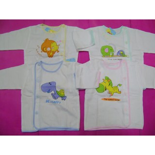 Áo Cotton Sơ Sinh Jou Jou Cài Bên