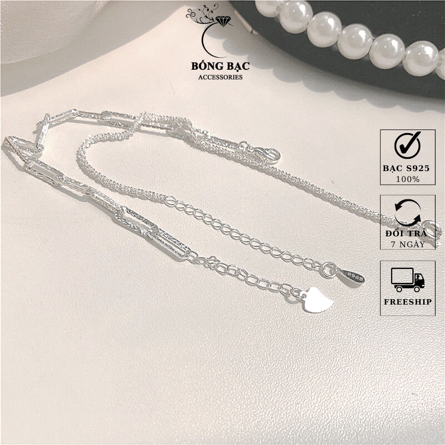 Vòng Tay Nữ  VT1001 Bạc Ý Mẫu Trơn Siêu Sáng, Lắc Tay Bạc Nữ Hàng Thiết Kế Mẫu Mới Bống Bạc | BigBuy360 - bigbuy360.vn