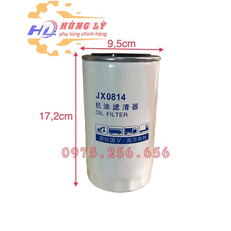 Lọc Nhớt JX0814 1*40 xinwei phụ tùng ô tô lovj nhớt ô tô
