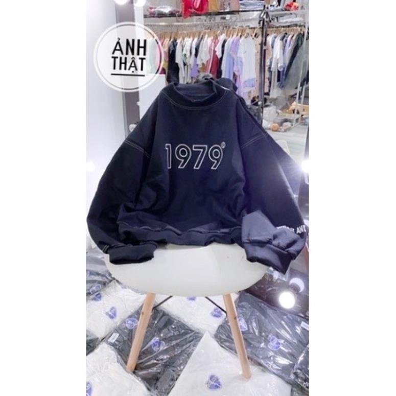 [XẢ KHO] Áo Nỉ Sweater Dài Tay 1979 Unisex Dưới 70kg( Ảnh Thật-Hàng Sẵn)