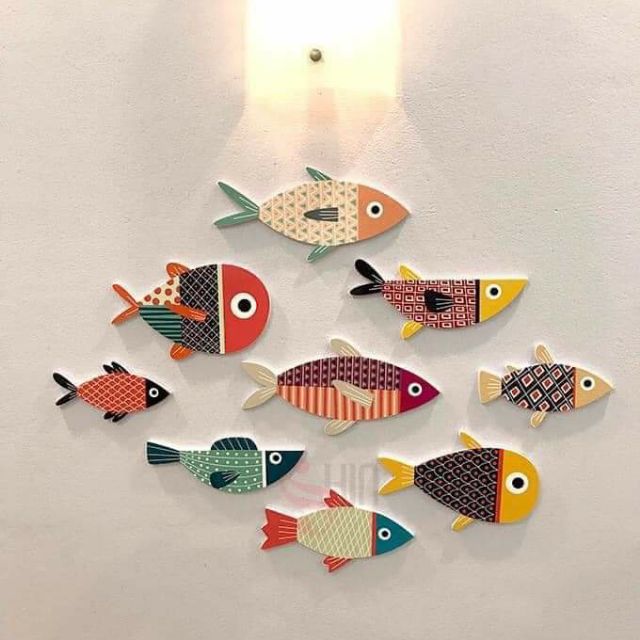 Decor Cá trang trí tường