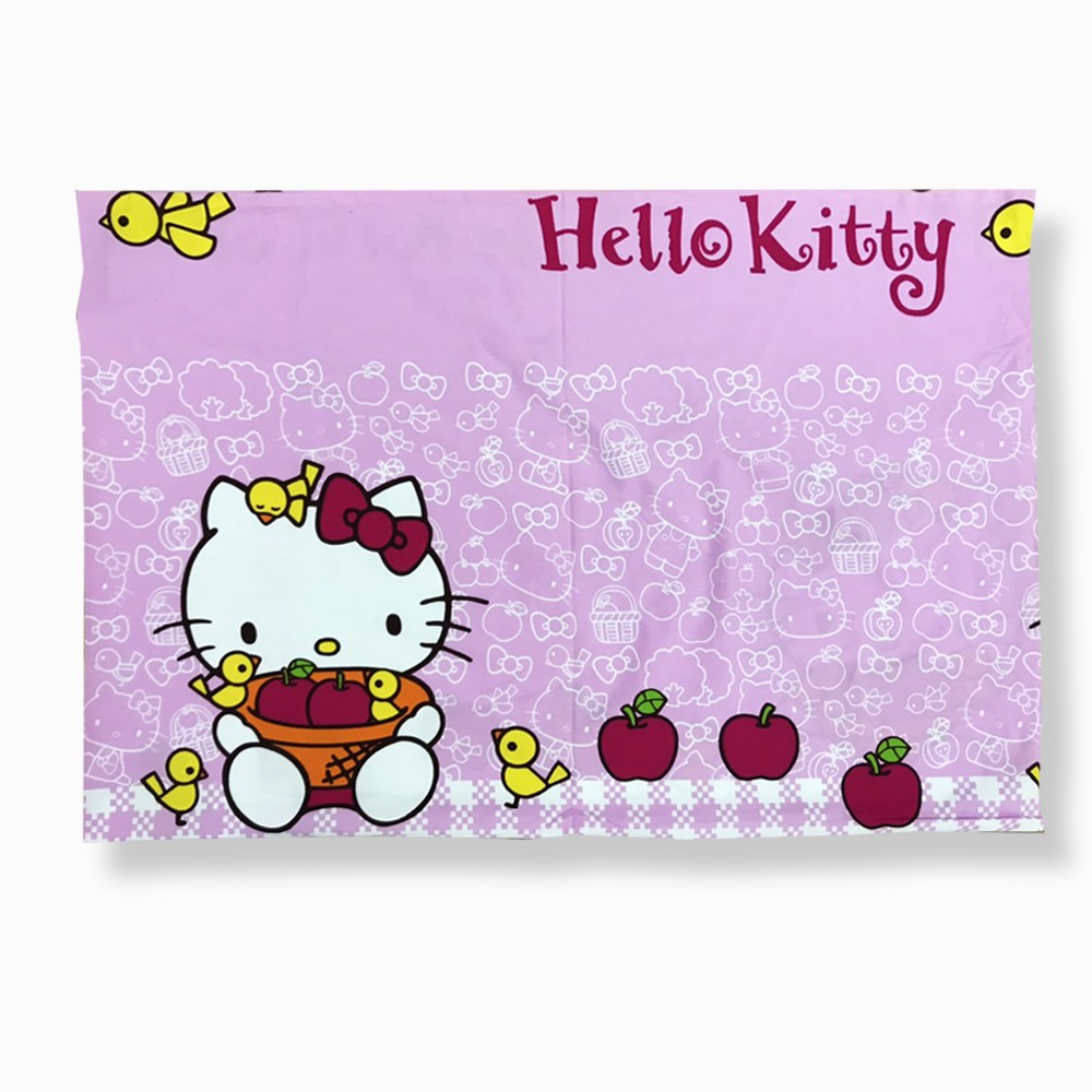 {THANH LÝ} Vỏ gối đơn Sông Hồng hình Hello Kitty, Doraemon