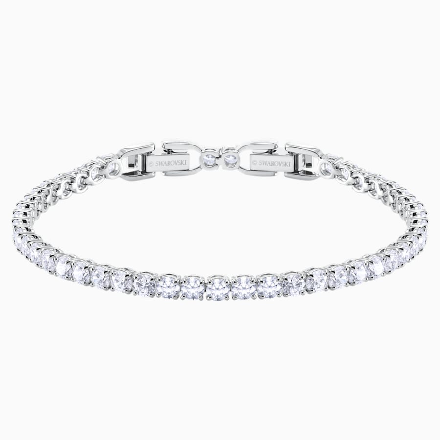 Vòng đeo tay quần vợt tinh thể khảm các yếu tố Swarovski hàng đầu trang web chính thức của cùng một đoạn đầy khoan khoan