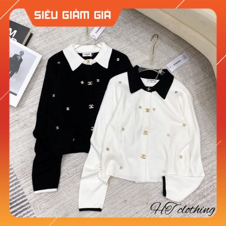 ÁO LEN ĐÍNH TAG CHA.NEL CHẤT ĐẸP HÀNG QC có ảnh thật