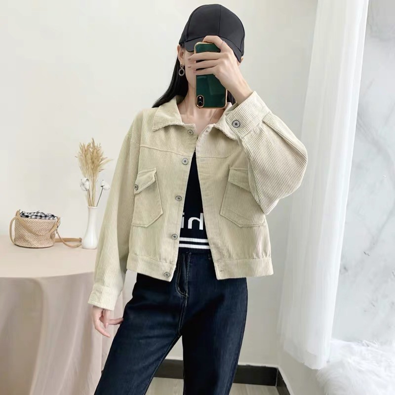 ÁO KHOÁC NHUNG CÓ TÚI