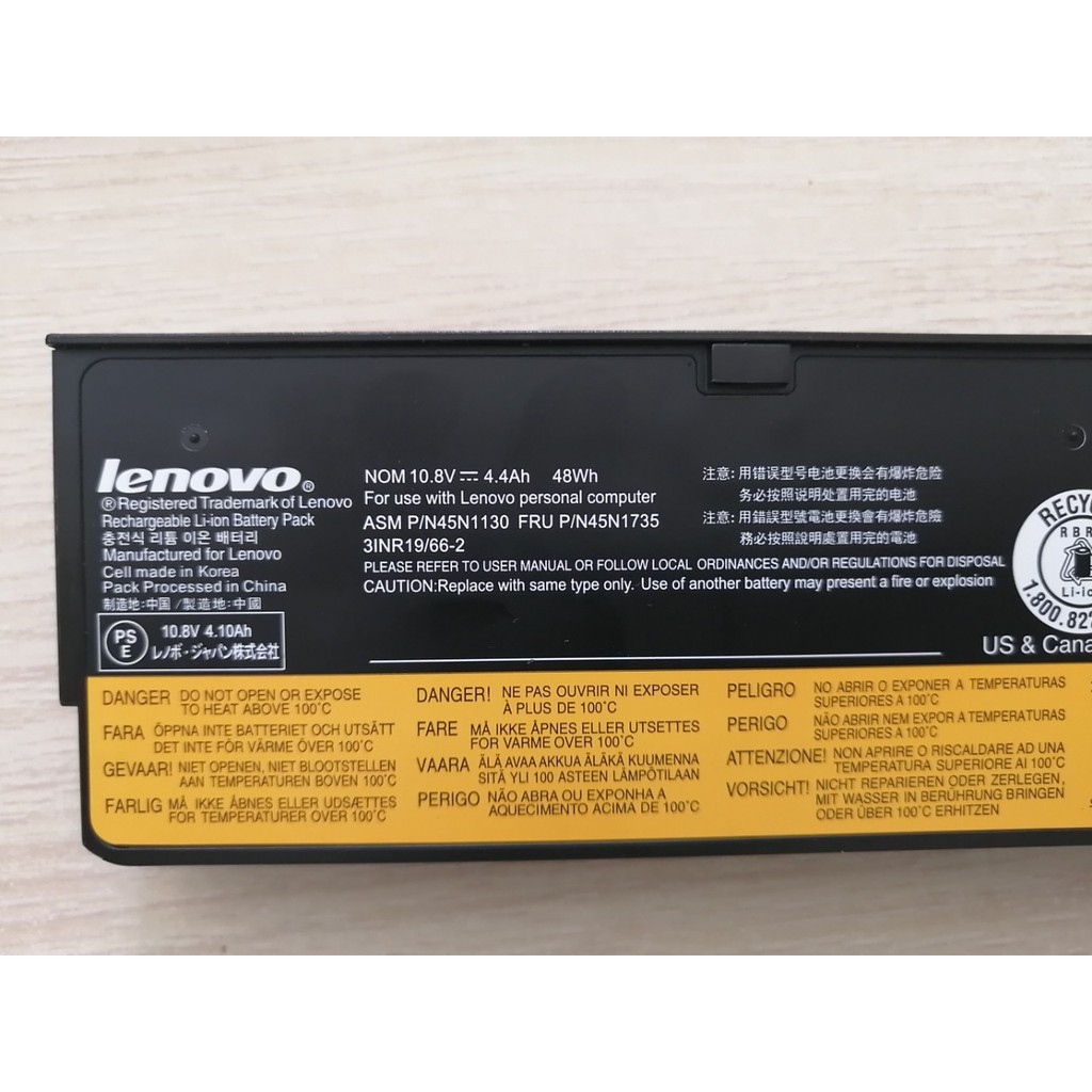 Pin Lenovo ThinkPad T440 T450 T450s T460 X240 X250 X260 ( pin zin 68+ 90%)