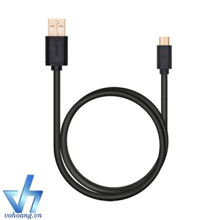 Cáp sạc MicroUSB Ugreen 1m US125 10836 (Đen)