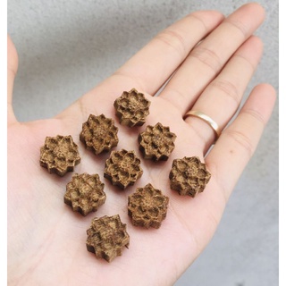 Charm hoa sen trầm hương tốc - phụ kiện thời trang