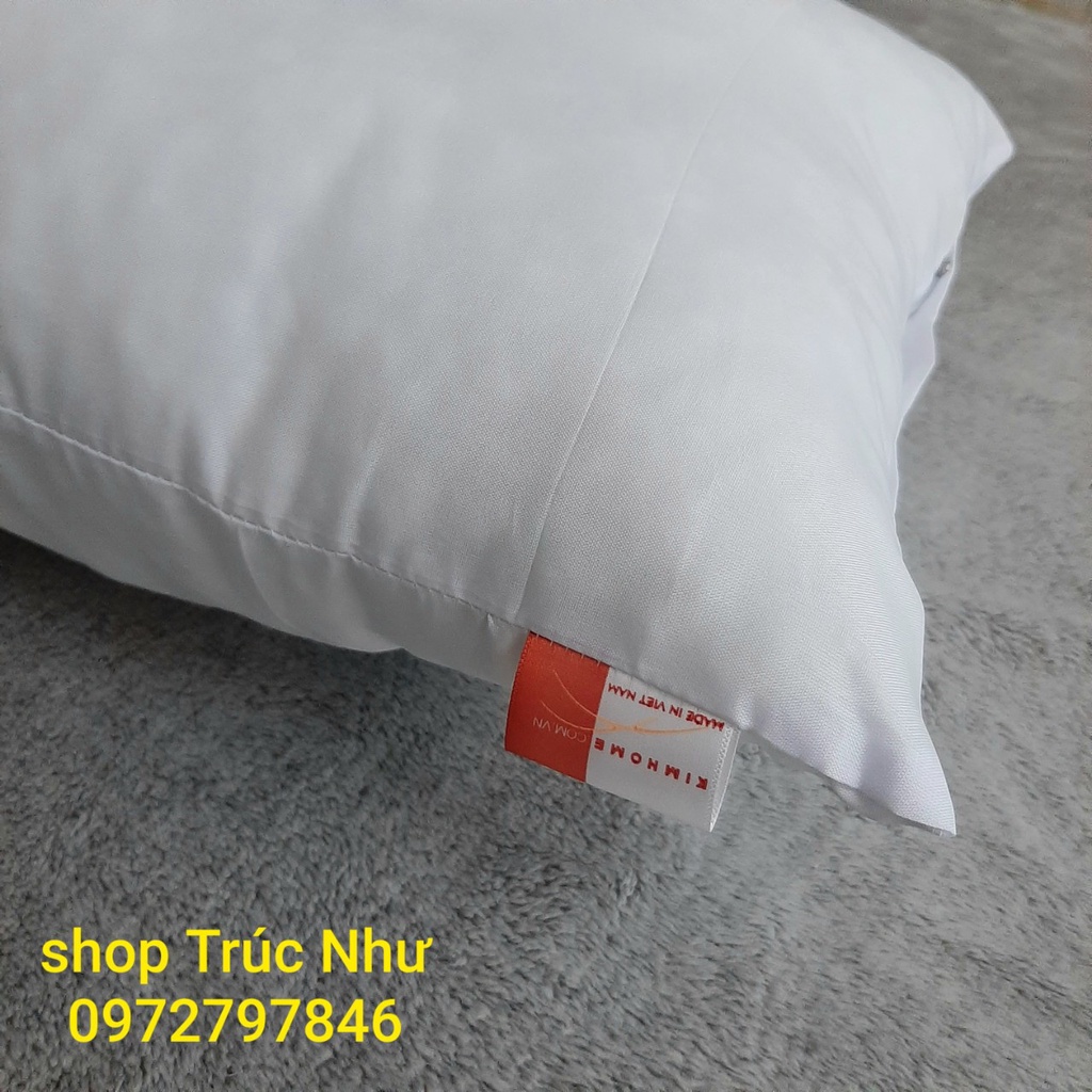 Ruột gối nằm trẻ em và người lớn 30x40cm, 30x50cm, 40x60cm gòn bi, gòn bi có khóa kéo KIMHOME.