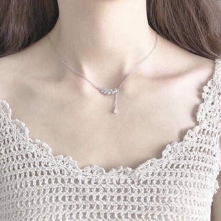 Dây chuyền bạc nữ hình lá