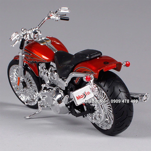 XE MÔ HÌNH TỈ LỆ 1:12 - MOTO HARLEY CVO BREAKOUT - MAISTO - CAM - 8652