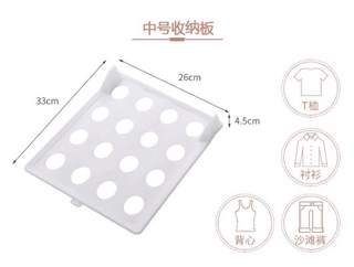 Combo 05 khay xếp quần áo Thông minh