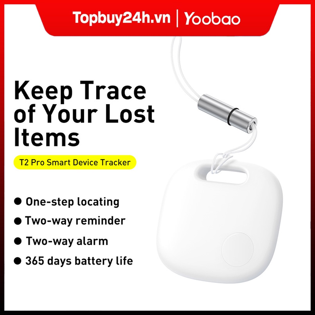 Thiết bị định vị Baseus T2 Pro/T2 Mini GPS theo dõi Bluetooth thông minh chống thất lạc trẻ em, thú cưng, đồ đạc cá nhân