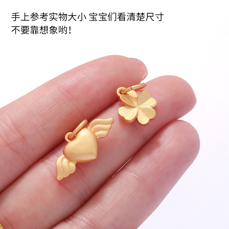 Mặt Dây Chuyền Hình Lá Trái Tim Nhỏ Màu Sắc Mạnh Mẽ Phong Cách Việt Nam Cổ Điển Thủ Công