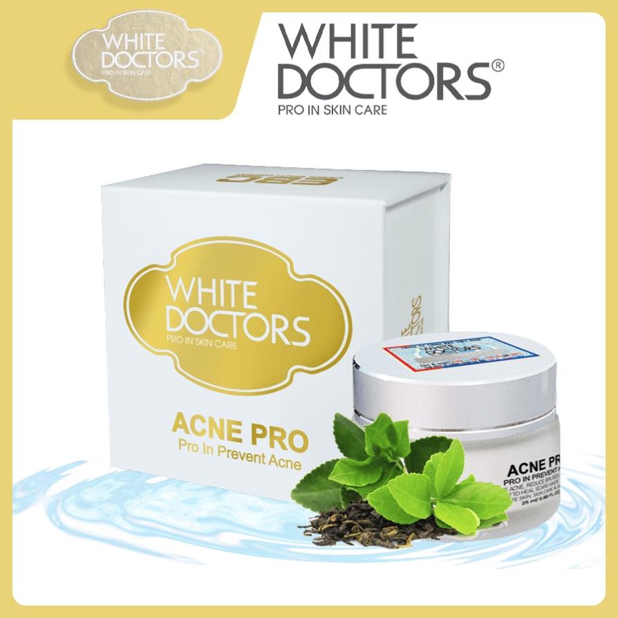 Kem Mụn White Doctors Acne Pro Làm Sạch Và Ngăn Ngừa Mụn Cho Mọi Loại Da Lọ 25g