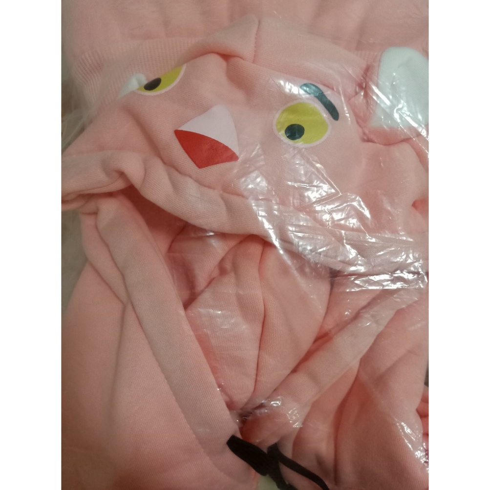 Áo hoodie nỉ lót bông báo hồng siêu dày ấm unisex nam nữ