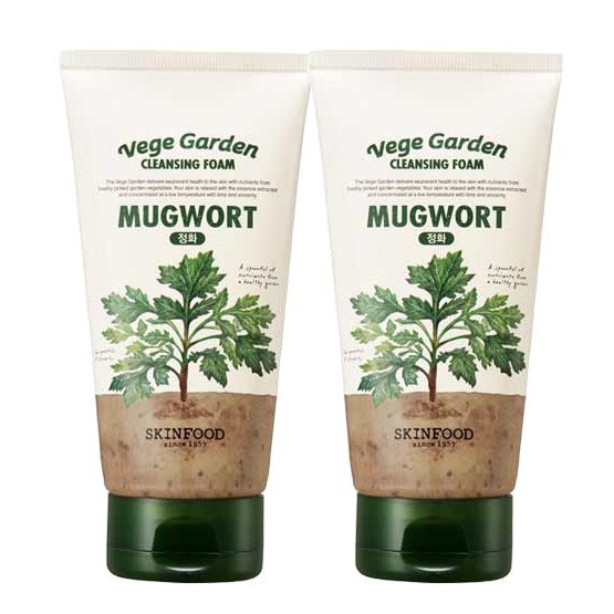 Sữa rửa mặt tạo bọt ngải cứu Skinfood Vege Garden Cleansing Foam Mugwort 150ml