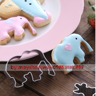 Cookie - 5 Khuôn cookie (cutter) hình voi