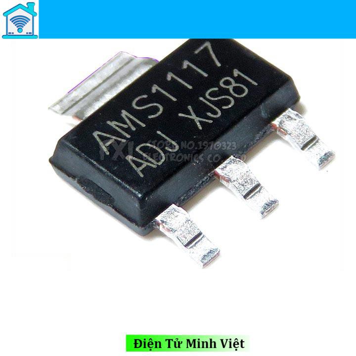 IC Nguồn AMS1117 SOT223 Nhiều Giá Trị Điện Áp