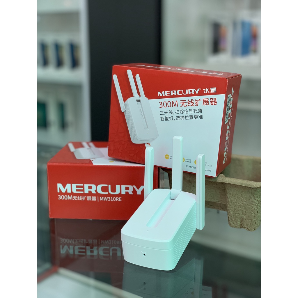 Bộ kích sóng wifi mercury 3 râu mw310re , bảo hành chuẩn hãng phukienhuonganh