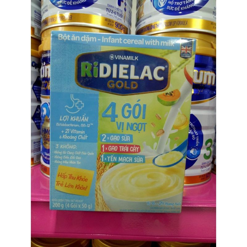 Bột ăn dặm REDIELAC vinamilk đủ vị