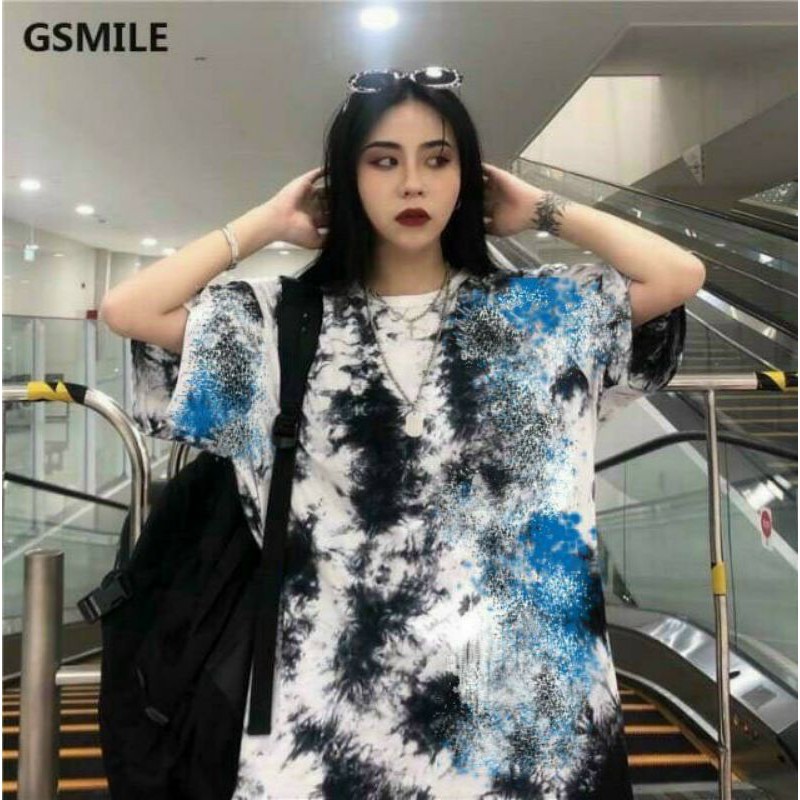 [ Form Rộng ] Áo thun loang nam nữ tay lỡ oversize form rộng - chuẩn đủ màu vải bao đẹp ( HaDes) | BigBuy360 - bigbuy360.vn