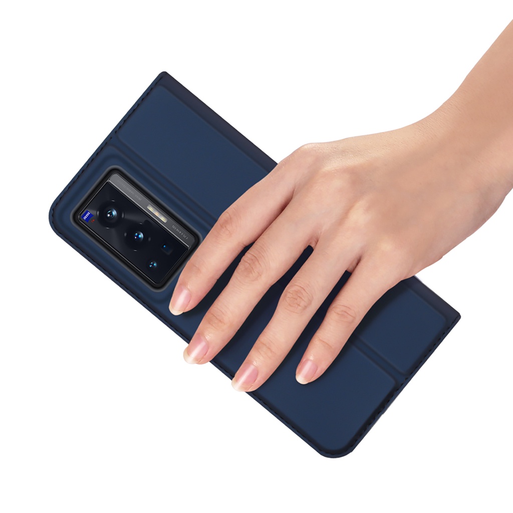 Dux Ducis Vivo X80 Pro T1x Y01 V23 V23e Y33s Y15A Y15s Y21/Y21s X70 Pro Da PU Flip Cover Ví từ tính Bìa đựng điện thoại