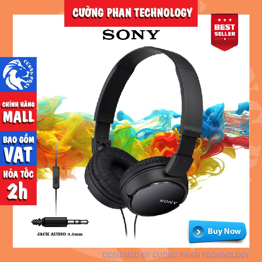 Tai Nghe Chụp Tai Có Mic Sony ZX110AP |Chính Hãng Sony Việt Nam| Bảo Hành 12 Tháng Toàn Quốc