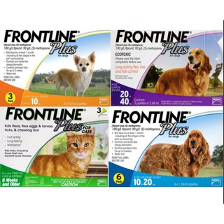 Nhỏ gáy trị ve, rận, bọ chét cho chó mèo frontline