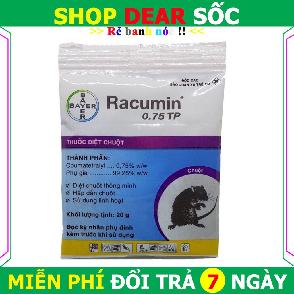 RACUMIN BAYER - THUỐC DIỆT CHUỘT RUỘNG LÚA - Shopdearsoc