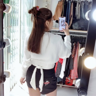 Áo cột eo f21 size lớn