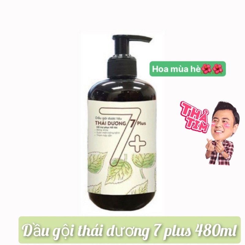 siêu phẩm Hot  Dầu Gội thái dương 7 plus 480ml kết hợp độc đáo giữa xả và gội giúp ngăn ngừa rụng tóc và gàu