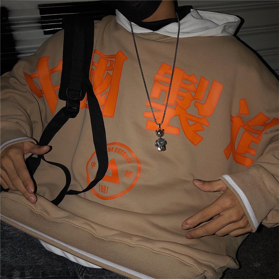 Áo Thun Nỉ Tay Dài Cổ Tròn Dáng Rộng In Hình anime Trẻ Trung Hợp Thời Trang Cho Nam