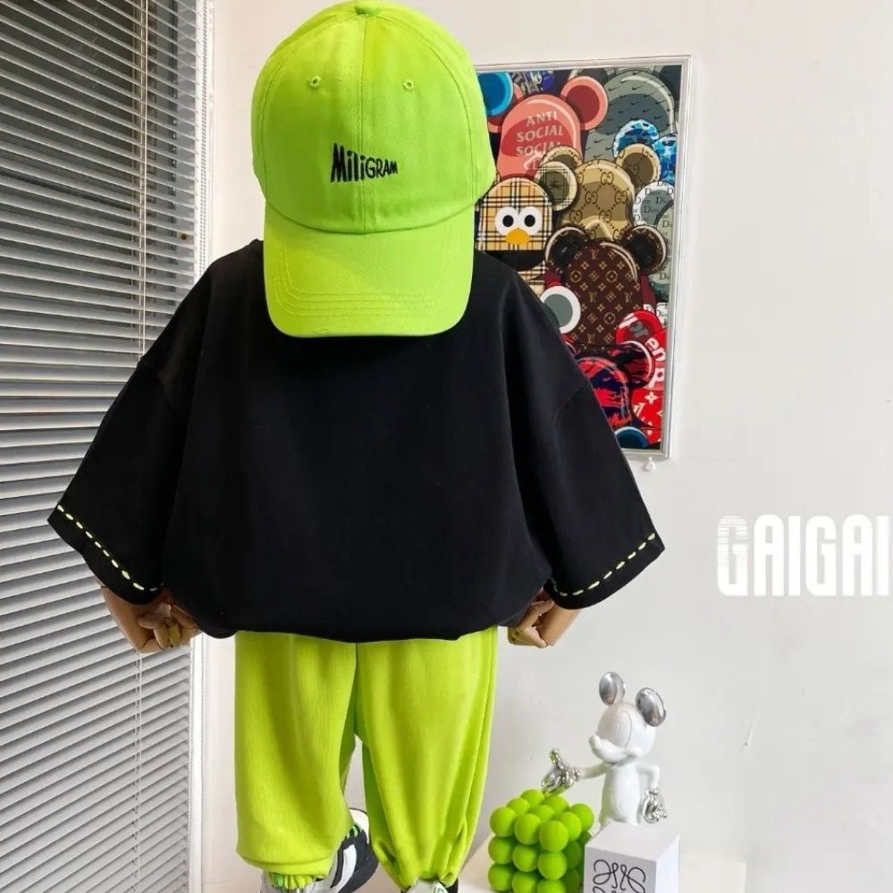 Áo Thun Tay Ngắn Cổ Tròn Dáng Rộng In Họa Tiết Hoạt Hình Phong Cách Hàn Quốc Thời Trang Mùa Hè Cho Nam Và Nữ