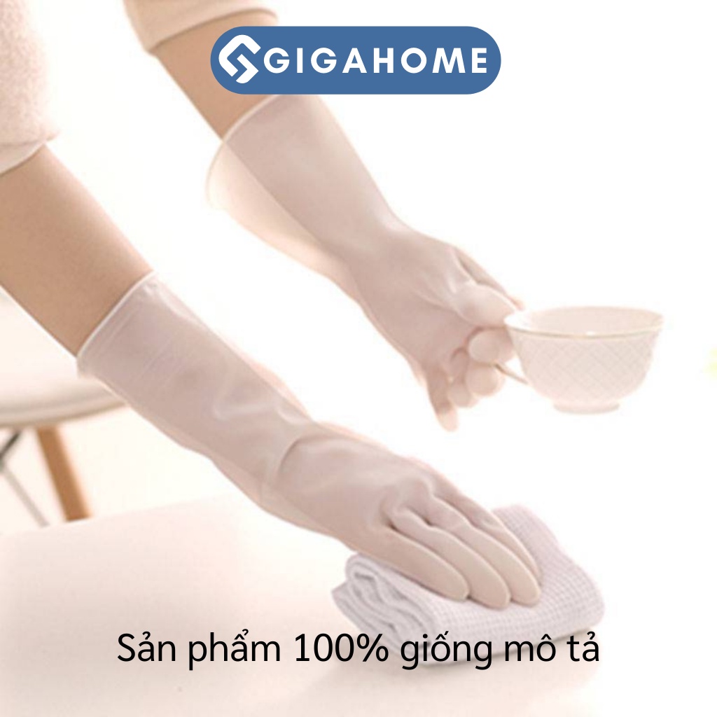 Găng Tay Cao Su GIGAHOME Rửa Chén Bát Chống Ăn Mòn, Siêu Dai, Siêu Bền 6337