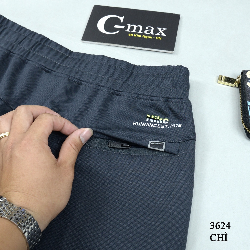 Quần jogger nỉ nam cao cấp mã 3624 quần nỉ nam thể thao bo ống chất nỉ umi xịn dày dặn