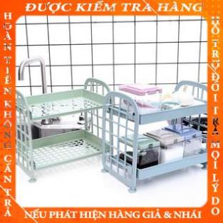 Kệ Nhựa Mini 2 Tầng Mini Đựng Đồ Đa Năng Siêu Xinh D214 zpeach