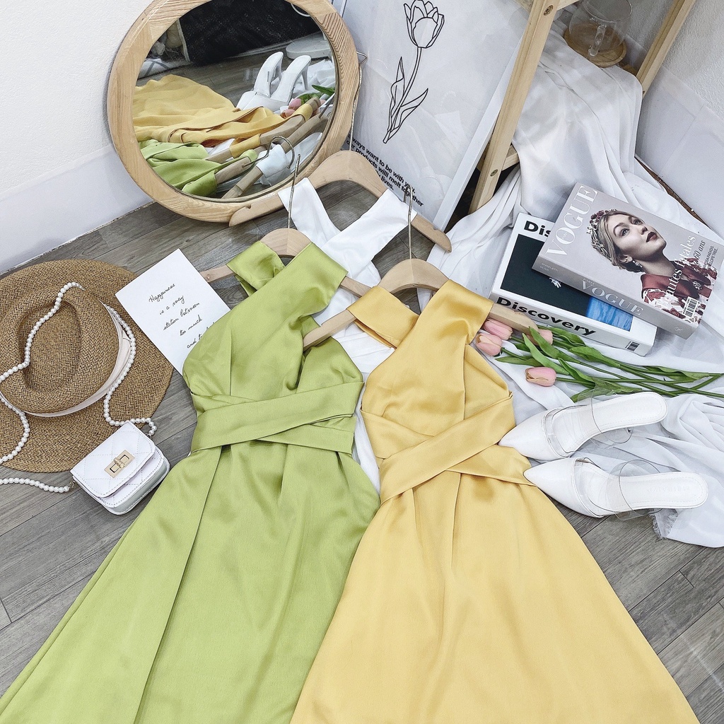 Váy yếm maxi vặn thừng cực xinh
