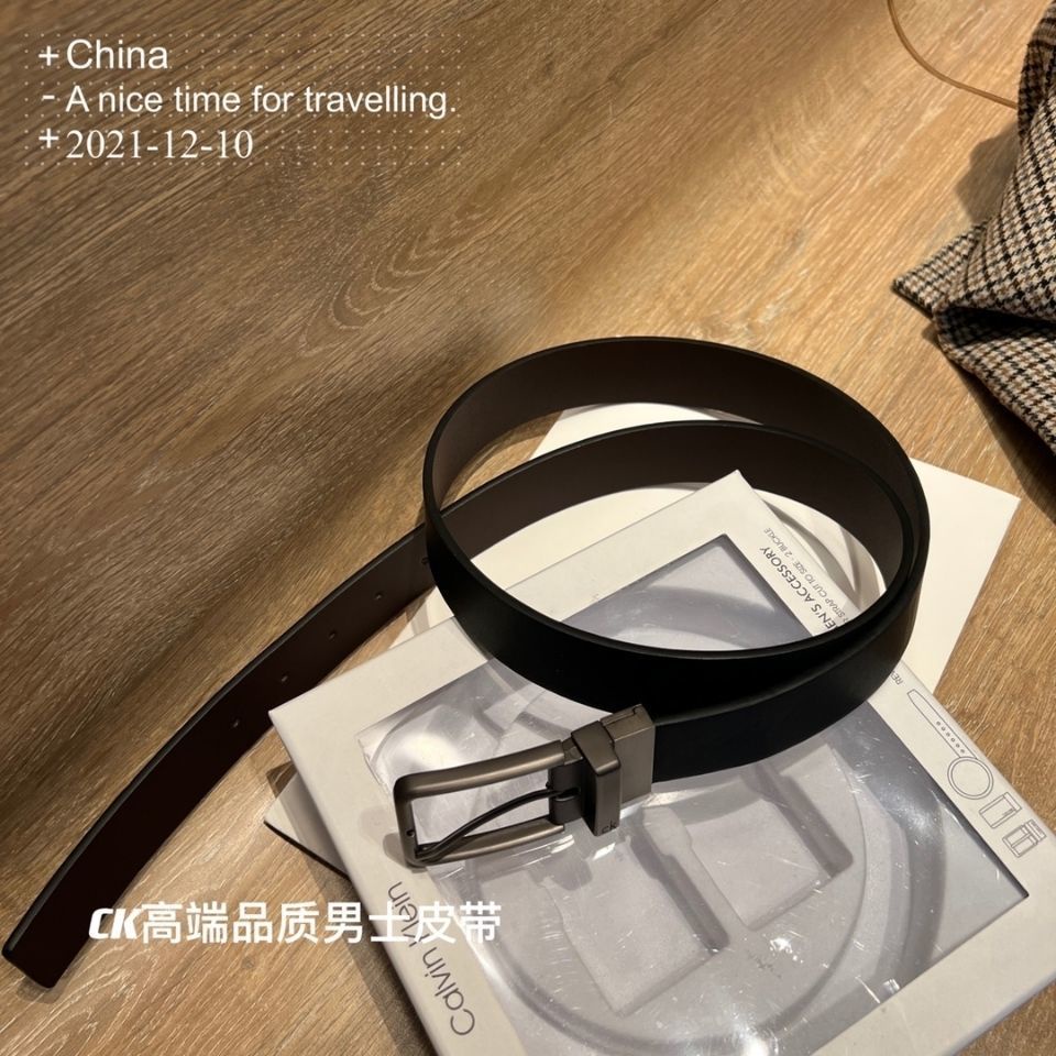 Thắt Lưng Hai Mặt Khóa Cài Phong Cách Doanh Nhân Thời Trang Cao Cấp Cho Nam